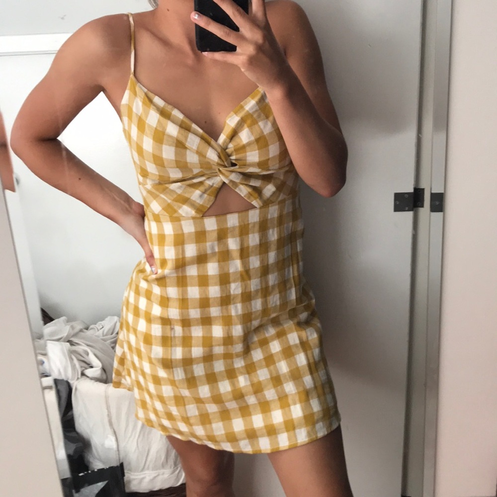 Urban outfitters checkered dress
